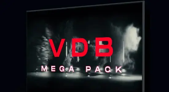 40个静态三维体积云雾VDB素材 O.H. VDB Mega Pack