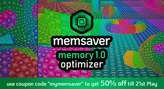 Blender内存自动优化插件 Memsaver Memory Optimizer Vram Saver V1.2.2