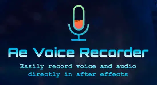 AE脚本-便携音频录制文本翻译工具 Ae Voice Recorder v1.2 Win