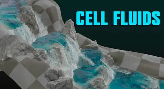 Blender插件-水流特效动画模拟 Cell Fluids V1.6.1