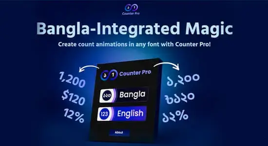 AE脚本-动态计数器动画生成器 Counter Pro v1.0