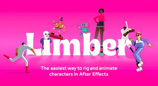 二维人物角色骨骼IK绑定动画控制AE脚本 Limber V2.0.2