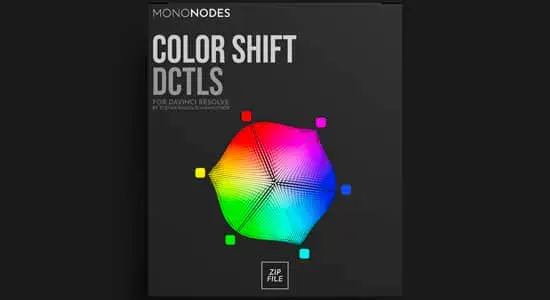 10套达芬奇电影质感视频调色插件DCTL节点预设 Mononodes Color Shift DCTLS/Utility DCTL/Hue Twist/Grid/RGB Crosstalk/RGB Split/Clamp/Color Palette/Color Shaper