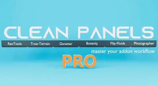 工作流程界面管理Blender插件 Clean Panels V6.0.8