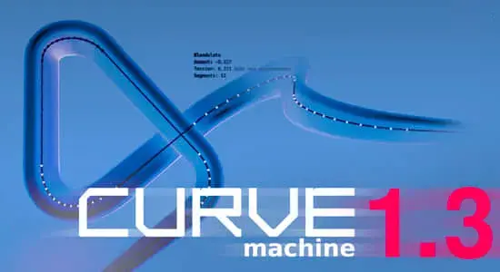 Blender插件-拐角曲线节点编辑器 CURVEmachine V1.3.0