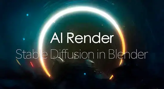 智能渲染Blender插件 Ai Render – Stable Diffusion V1.1.0