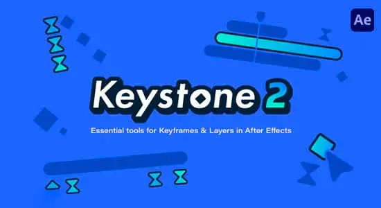 关键帧复制粘贴对齐镜像拉伸调节控制AE脚本 Keystone v2.0.3