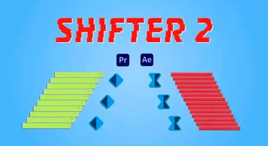 AE/PR脚本-关键帧图层素材快速自动排列移动调整 Shifter V2.0.4