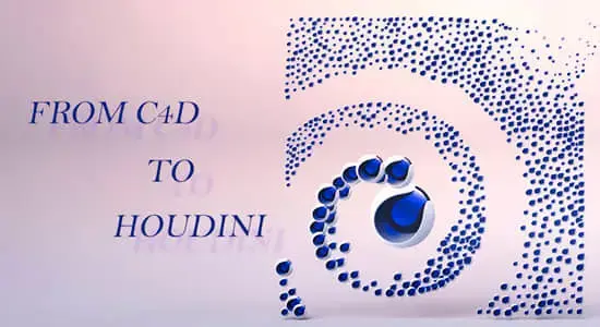 视频教程-使用Houdini模拟创建C4D几何运动图形特效 HS-114: From C4D to Houdini