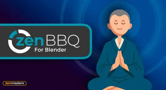 三维模型倒角Blender插件 Zen BBQ V1.0.3.2