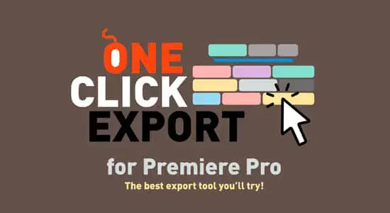 PR脚本-一键快速导出所选序列 One Click Export V1.2.4