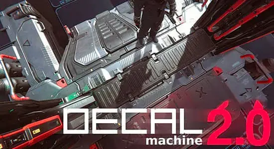 自动化高效建模工具表面贴图Blender插件 DecalMachine V2.13