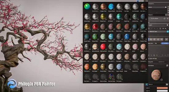 Blender插件-贴图分层绘制 Philogix Pbr Painter V4.2.3