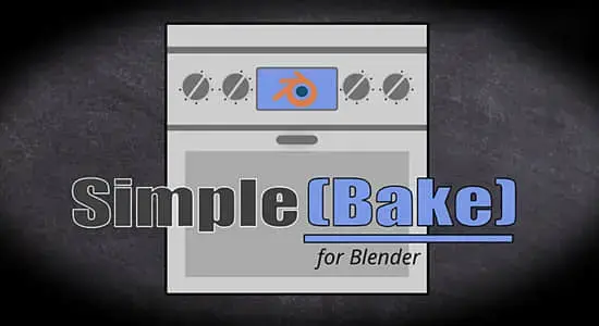 Blender插件-烘焙PBR材质纹理贴图 SimpleBake V1.8.3