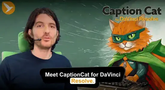 达芬奇插件-视频对白字幕动画 Caption Cat V1.0.000 for DaVinci Resolve