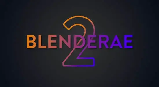 BlenderAe插件-把Blender场景数据3D对象联动到AE软件 BlenderAe2 v2.0.3