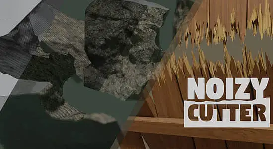 Blender插件-自定义手绘样条线几何切割破碎工具 Noisy-Cutter v1.8 + 使用教程