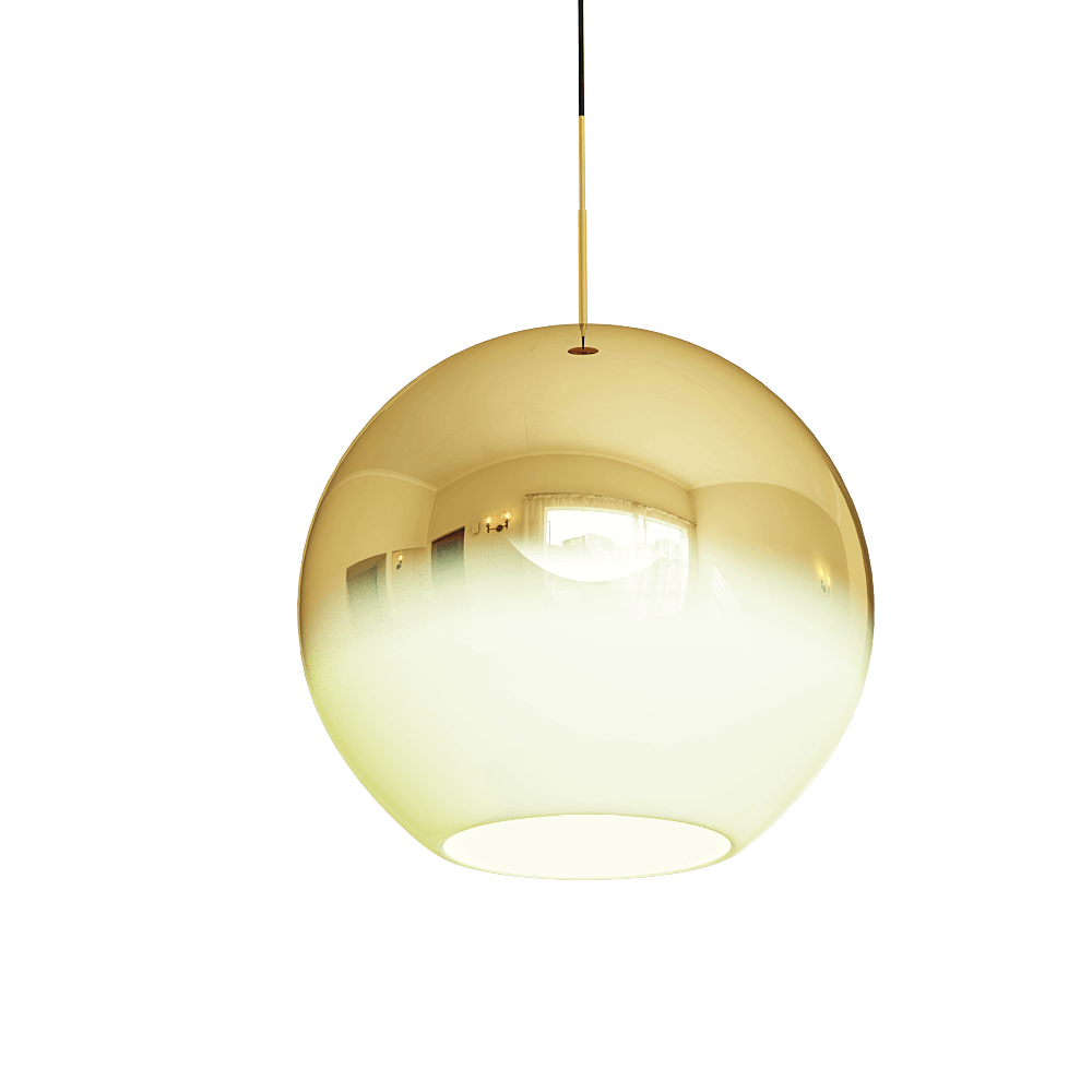 Sunrise球形透明灯罩吊灯3D模型（OBJ,FBX,MAX）免费下载
