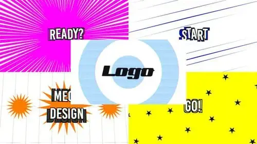 创意搞笑LOGO标志RevealFCPX模板