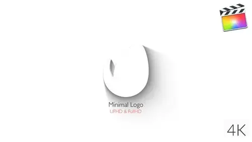 迷你动画的标志优雅的的3D RevealFCPX模板