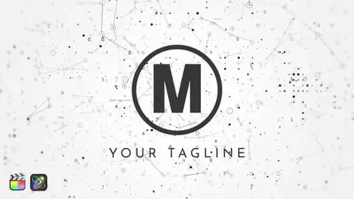 数据LOGO标志RevealFCPX模板