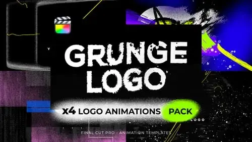 Logo Reveal Pack – Grunge Intros FCPX模板