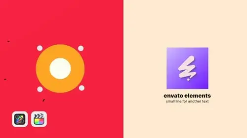 平面徽标简介最终切割 | MotionFCPX模板