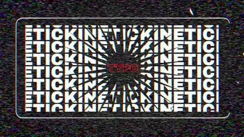 Typo故障徽标RevealFCPX模板