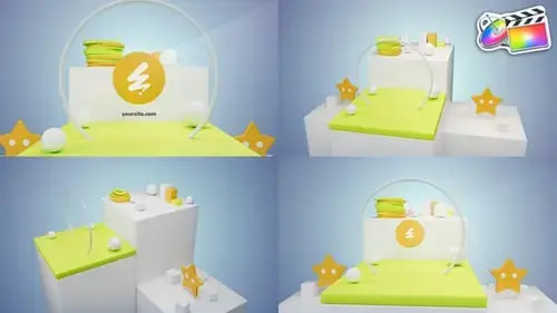 FCPX的3D几何标志标志动画