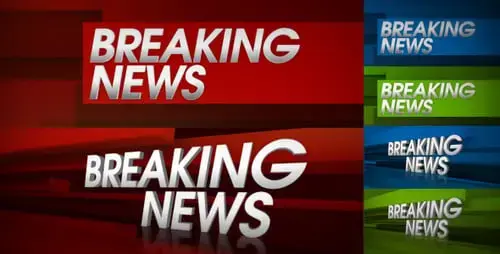 新闻过渡转场文字动画AE视频