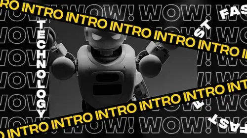 片头简介时尚元素动画包装AE视频