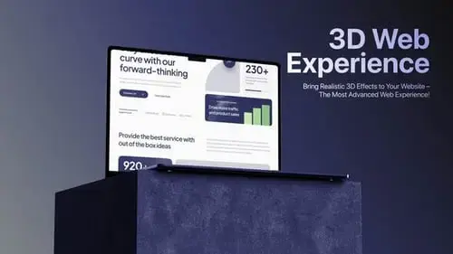 笔记本电脑网站促销广告AE模板