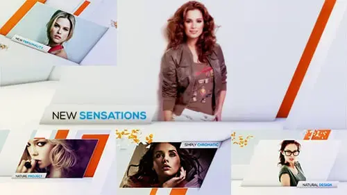 电视素材频道促销AE视频