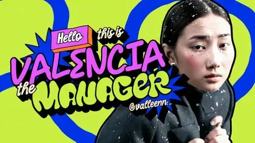 冻结框架人物定格画面AE视频