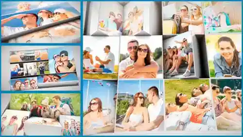 3D立方体显示器，视频显示器ft。3d和周年纪念日AE视频