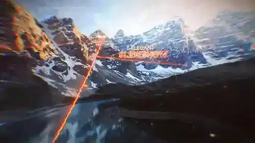 清洁幻灯片和企业图片拼贴风格AE视频