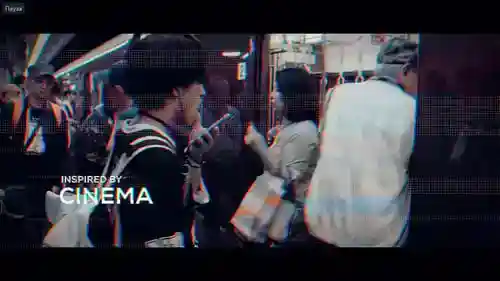 带有动态文本和数学公式的电影信号干扰片头素材AE视频